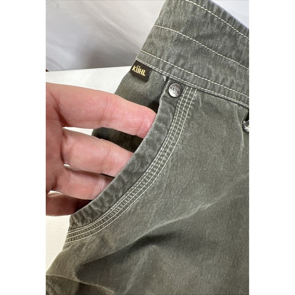 Kuhl Renegade Men's Olive Green Utility Cargo Hiking Trail Shorts Size 36 - Picture 7 of 16